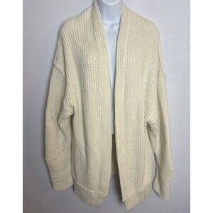 Free People High Hopes Cardigan Sweater Small Oversized Chunky Knit Slouchy Open